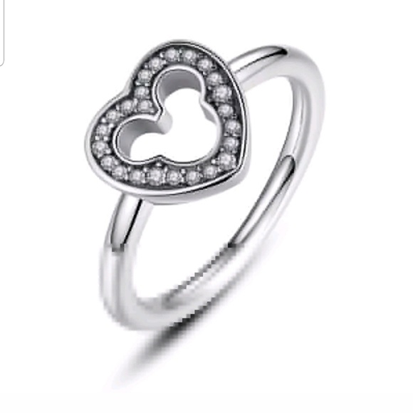 S925 Mickey CZ ring!! - Picture 1 of 1